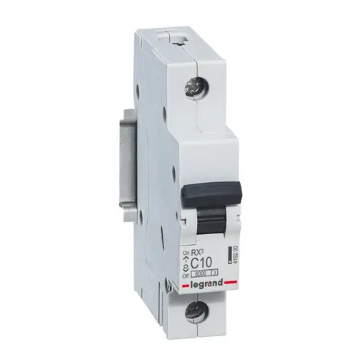 ЕДНОПОЛЮСЕН АВТОМАТИЧЕН ПРЕКЪСВАЧ RX³-MCB 1P C 10A 6KA LEGRAND