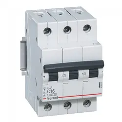 ТРИПОЛЮСЕН АВТОМАТИЧЕН ПРЕКЪСВАЧ RX³-MCB 3P C 16A 6KA LEGRAND