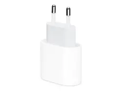АДАПТЕР APPLE - USB-C - Mobile device charger Universal White AC Fast charging Indoor  -  20 W - White - PN MUVV3ZM