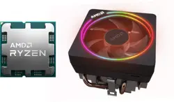 AMD CPU Desktop Ryzen 7 8C/16T 7700 (5.3GHz Max, 40MB,65W,AM5) MPK,with Radeon Graphics and Wraith Stealth Cooler