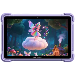 Blackview LINK 1 Kids WiFi 4/64GB 8.68-inch HD IPS 1340x800 60Hz 360nits RK3562 Quad-core 2.0GHz 5+8MP Cam 5000mAh WiFi 6 BT 5.0 Dual Speakers with Smart-K Support Tempered Film Stylus Pen Android 16 Dreamy Purple
