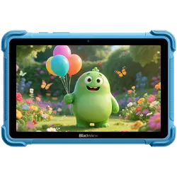 Blackview LINK 1 Kids WiFi 4/64GB 8.68-inch HD IPS 1340x800 60Hz 360nits RK3562 Quad-core 2.0GHz 5+8MP Cam 5000mAh WiFi 6 BT 5.0 Dual Speakers with Smart-K Support Tempered Film Stylus Pen Android 16 Ocean Blue