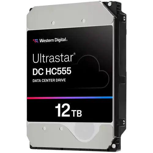 HDD Server WD Ultrastar DC HC555 12TB 512e SE, 3.5", 512MB, 7200 RPM, SATA, NP3, SKU: 0B48720