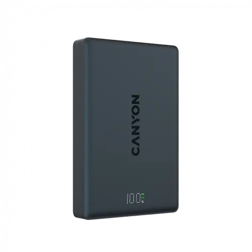 CANYON magnetic power bank OnPower 511 PD20W 10000mAh Aluminium Interstellar Black