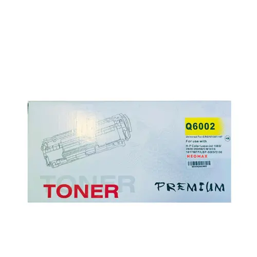 УНИВЕРСАЛНА КАСЕТА ЗА HP Color LaserJet 1600/2600/2605/CM1015/CM1017/CANON LBP 5000/5100 - Yellow - Q6002A - PN HT-Q6002Y - NEOMAX 