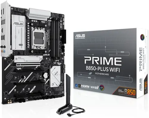 Дънна платка, Asus Prime B850 Plus Wi-Fi +Asus Dual RX 9060XT 16GB GDDR6