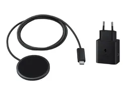 Зарядно устройство, Samsung EP-P2900TBEGWW Magnetic Wireless Charger (with TA) Dark Gray
