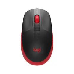 МИШКА LOGITECH M190 - wireless mouse, RF Wireless, Alkaline - Wireless / Безжична - Red - PN 910-005908