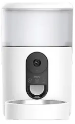 Imou Smart Pet Feeder, 360 panoramic view, 2.5K HD image, smart dispensing, pet and eating detection, built-in mic and speaker, battery mode 3x 1.5V D-size