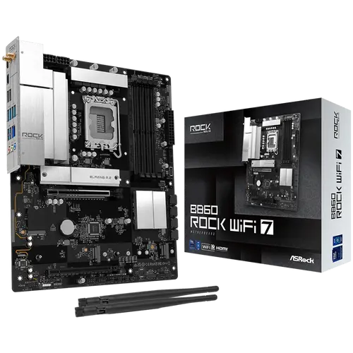 Дънна платка ASRock B860 Rock WIFI 7, LGA 1851