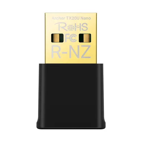 Безжичен адаптер TP-Link Archer TX20U Nano, AX1800,USB,двулентов,USB 2.0