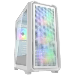 COUGAR MX600 Mini V2 RGB PC Case, Mini Tower, White