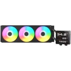 COUGAR Poseidon Vistek Pro ARGB 360 AiO Liquid Watercooling - Black
