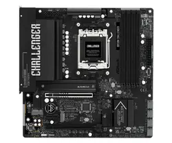 ASROCK MB B850M Challenger, AM5, 4x DDR5, 1x PCIe 5.0 x16, 1x PCIe 4.0x1, 1x PCIe 4.0x16, 1x Blazing M.2, 1x Hyper M.2, 4x SATA3, RAID 0, 1, 10, 7.1 CH HD Audio, 1x HDMI, 9x USB 3.2, 5x USB 2.0, 1x USB-C, 2.5G LAN, 1x HDMI, mATX