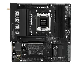 ASROCK MB B850M Challenger WiFi, AM5, 4x DDR5, 1x PCIe 5.0 x16, 1x PCIe 4.0x1, 1x PCIe 4.0x16, 1x Blazing M.2, 1x Hyper M.2, 4x SATA3, RAID 0, 1, 10, 7.1 CH HD Audio, 1x HDMI, 9x USB 3.2, 5x USB 2.0, 1x USB-C, 2.5G LAN, 2x Wi-Fi 7, BT, 1x HDMI, mATX