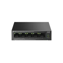 Комутатор TP-LINK LS105GP, 5 гигабитни порта c 4 PoE+, метален, desktop
