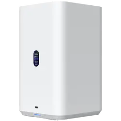 Ubiquiti UniFi  UNAS-2-W-EU Network Attached Storage with (2) 3.5inch HDD bays, 2.5 GbE networking, USB-C connectivity, and an included PoE++ adapter, all in a compact footprint