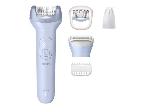 PHILIPS Епилатор Series 8000 за употреба на сухо и мокро 2 настройки за скорост до 60 мин безжична работа 5 приставки