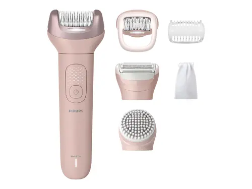 PHILIPS Епилатор Series 9000 за употреба на сухо и мокро 2 настройки за скорост до 60 мин безжична работа 6 приставки