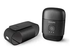PHILIPS Компактна Електрическа самоpcъсначка series 500 за сухо и мокро бръснене Lift & Cut Ножчета SteelPrecision калъф
