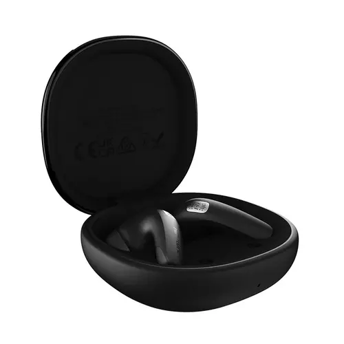 Слушалки, HiFuture FlyBuds 4 AI Black, Support AI Free Talk, Support 130+ Languages Translation,  Active Noise Cancelling, 4 MICS ENC, Wireless 5.4, Up to 10 Hours Battery Life by one charge, IPX5, Ultra Bass, Up to 35 Hours Battery Life combined