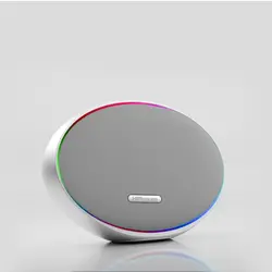 Тонколони, HiFuture ORBIT Silver, 80W Output (Max.power), Built-in Powerful DSP with DynaBoost Technology, Pair to Stereo Sound System (TWS Mode), Wireless 5.4, Orbit Lighting, Aluminum Elegance, Up to 8 Hours Playtime, Support Extension Media Player, Connection:US