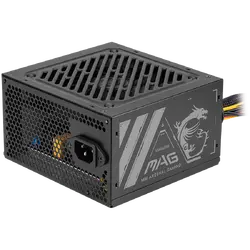 MSI MAG A500N-H, 500W, 80 Plus, 120mm Fan, Protections: OVP/SCP/OPP/UVP, Dimensions: 150mmx140mmx86mm, 3Y Warranty