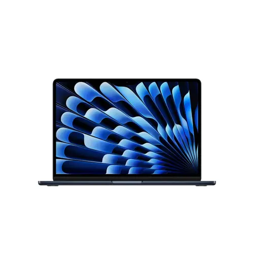 Лаптоп, Apple MacBook Air 13.6: Apple M5 chip with 10-core CPU and 8-core GPU, 16GB, 512GB SSD - Midnight