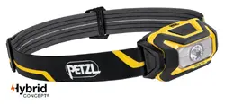Челник PETZL ARIA 1R 2026, 475 Лумена, Черен/Жълт