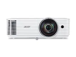 Мултимедиен проектор, Acer Projector S1287n, DLP, Short Throw 0.6, XGA (1024x768), 4000 ANSI Lumens, 20 000:1, 1x, HDMI 2x1.4b, DC Out (5V/1A, USB-A), Component Video (D-sub), RCA, RG-45, RS232, Audio in/out, Speaker 16W, 3.1 kg, 3Y, White