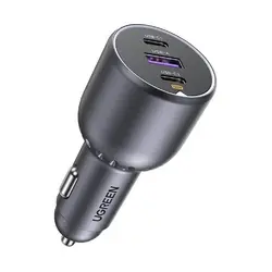 ЗАРЯДНО УСТРОЙСТВО ЗА КОЛА 2xUSB-C+1xUSB A 130W EC705 UGREEN