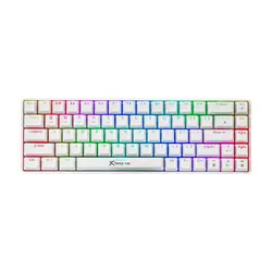 Xtrike ME безжична механична геймърска клавиатура Wireless Gaming Mechanical keyboard - GK-995W WH - RED switches, BT5.2, 2.4G (English US)