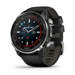 Garmin Descent™ Mk3i - 51мм - Descent™ Mk3i – 51 мм|Silver и black PVD титан с black/pebble grey силиконова каишка 010-02752-08