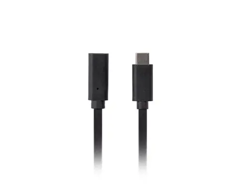Кабел, Lanberg USB-C M/F 3.1 cable 1.5m, Black