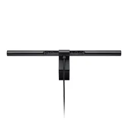 Дизайнерска лампа, BenQ (CW/WW) Monitor Light ScreenBar e-Reading lamp Light Source Dual Color LED, Color Rendering Index>95, Center Illuminance 930 lux (Height 45cm), Color Temp.2700K~6500K, Lighting Cover.(At 500 Lux) 60cmx30cm, USB Power, Aluminum alloy, PCB, BLACK AR17