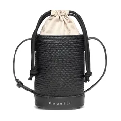 Дамска чанта Bugatti Isa Purse Bag, екокожа, черна