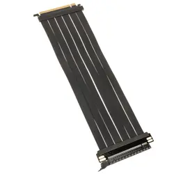 Кабел Kolink PCIe 5.0 Riser Cable, 180 градуса, 300mm - Черен