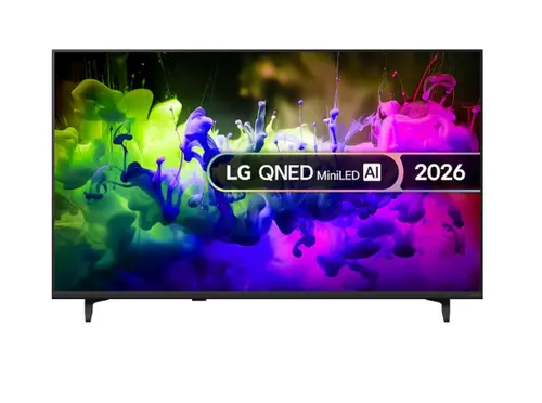 Телевизор, LG 50QNED7EB3C, 50" 4K QNED MiniLED Smart TV, 3840x2160, DVB-T2/C/S2, Alpha 7 AI Processor, HDR10 / HLG, webOS 26 ThinQ, VRR / ALLM / HGiG, 4K Super Upscaling, WiFi 5, Bluetooth 5.3, AirPlay 2, LAN, CI, HDMI, AI Sound Pro, Google Cast, 2 pole Stand
