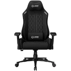 LORGAR CHA41, Ergonomic Gaming Chair Advanced, premium anti-stain fabric, Black/white