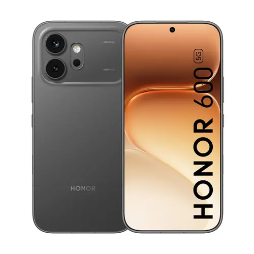 Мобилен телефон, Honor 600 512GB Black, 6.57" 120Hz Amoled straight display, 2728x1264, Qualcomm Snapdragon 7 Gen 4 (1x2.8GHz+4x2.4GHz+3x 1.8GHz), 8GB, 512GB, 200+12MP/50MP, 6400mAh, Google Gemini,FPT, BT, USB Type-C,Android 16,  AI - powered MagicOS