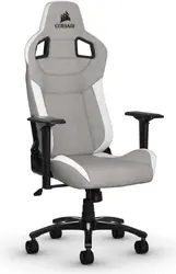 Геймърски стол Corsair T3 RUSH - Fabric Grey/White