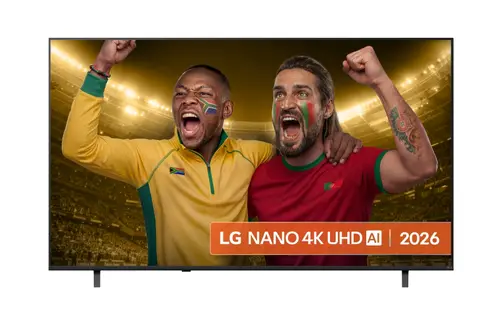 Телевизор, LG 75NU850B3LA, 75" 4K Ultra HD Smart TV, 3840x2160, DVB-T2/C/S2, Alpha 7 AI Processor, HDR10 / HLG, webOS 26 ThinQ, VRR / ALLM / HGiG, 4K Super Upscaling, WiFi 5, Voice Controll, Bluetooth 5.3, AirPlay 2, LAN, CI, HDMI eARC,AI Sound Pro, Google Cast,