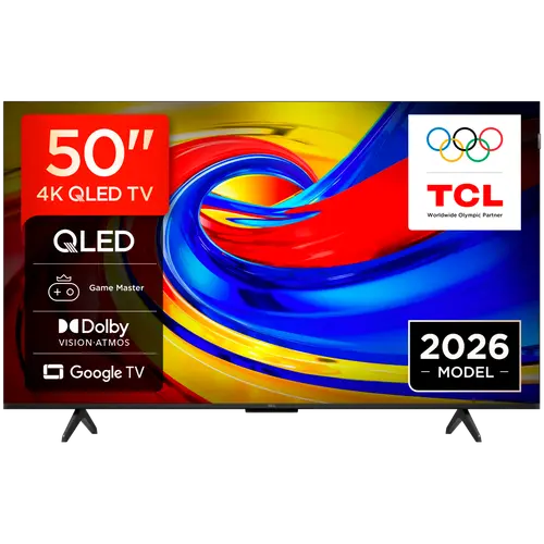 TCL 50P7L 50'' 4K HDR Dolby Vision, HDR10+ Built-in 2.4/5GHz Wi-Fi, MIMO DVB-C Pan EU