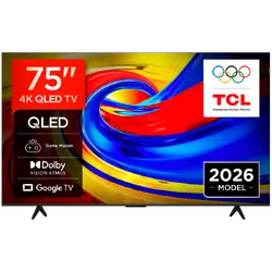 TCL 75P7L 75'' 4K HDR Wide Color Gamut Built-in 2.4/5GHz Wi-Fi, MIMO DVB-C Pan EU