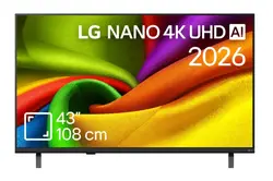 Телевизор, LG 43NU8E0B3LA, 43
