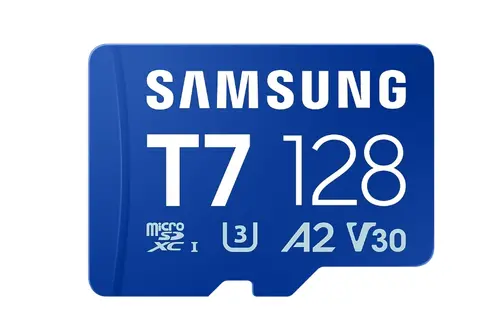 Памет, Samsung 128GB micro SD Card T7 UHS-I Transfer Speed up to 170MB/s Class 10 U3 V30 A2