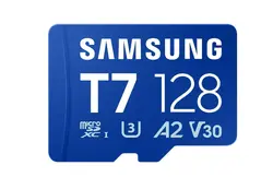 Памет, Samsung 128GB micro SD Card T7 UHS-I Transfer Speed up to 170MB/s Class 10 U3 V30 A2