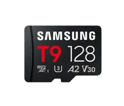 Памет, Samsung 128GB micro SD Card T9 UHS-I Read 200MB/s - Write 130MB/s Class 10 U3 V30 A2