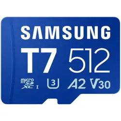 Памет, Samsung 512GB micro SD Card T7 UHS-I Transfer Speed up to 170MB/s Class 10 U3 V30 A2