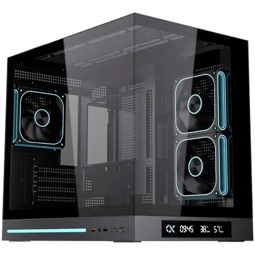 Cloud M DGT 3AF EN49637 (BK,MATX,U3+U2,2PCS TG,Side ARGB LED,2PCS J22A PWM Reverse & 1PC J22A PWM,ARGB PCB,Digital LCD)